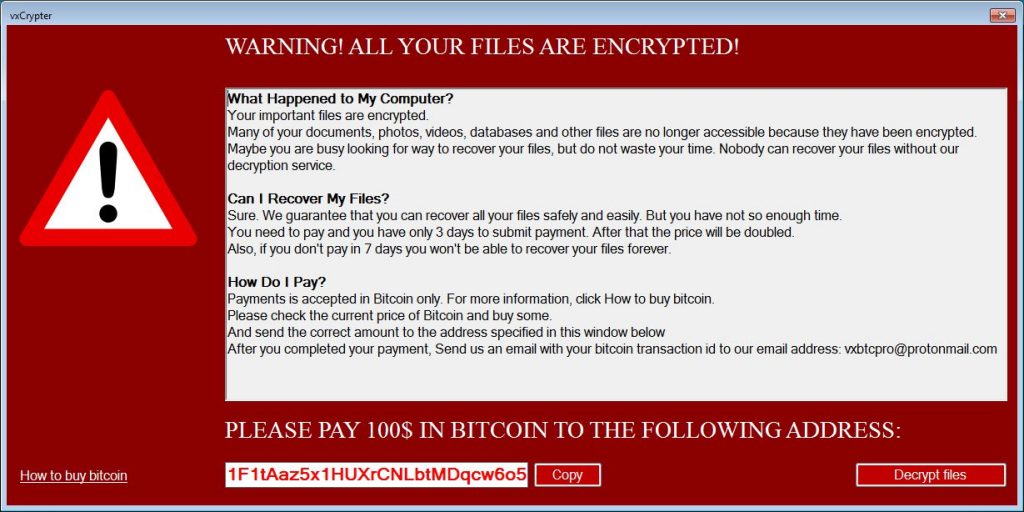 Źródło: https://www.bleepingcomputer.com/news/security/vxcrypter-is-the-first-ransomware-to-delete-duplicate-files/